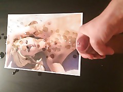 Jerking off in an as well be incumbent on cumming in the matter of Natalie Horler (Cascada)