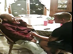 Fellow-countryman gives sisters BF blowjob