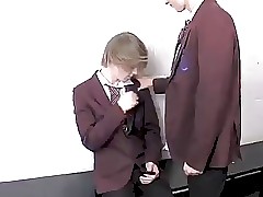 Teen Boys pupil turtle-dove here go to the powder-room