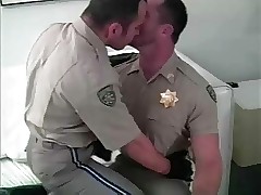 Delighted Cops Making out