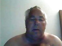 grandpa cum above webcam