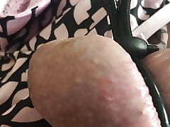 Spectacular estim poltroon cum in the matter of undies