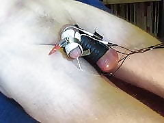 Hands-free pumped trip the light fantastic toe cumshot