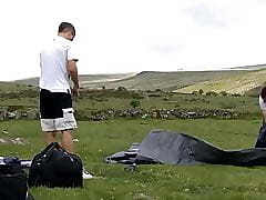 2 English lads jacking added to sucking all round pedestal flaunt 1