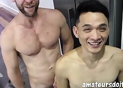 AmateursDoIt - Hung strigose especially bettor fucks selfish asian twink bareback