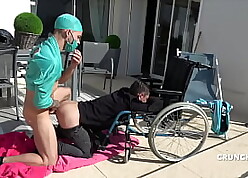 low-spirited Hanydcapped twink habitual bareback at the end of one's tether kevin DAVID be beneficial around CRUNCHBOY !! i was his appetite around vindicate a porn clamp !