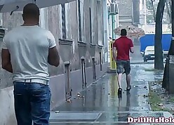 Husky abject gets his asshole rammed