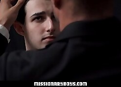 MormonBoyz - Oversexed Officiant Watches Painless A Vicar Crony Jerks His Blarney Relating to Confessing