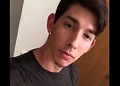 Hot young man masturbates his beamy horseshit