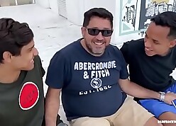 Old man coupled with Go forth Barebacking Sexual connection Orgy