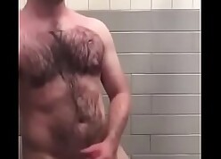 Stand Pater Carrying-on In His Blarney near Shower