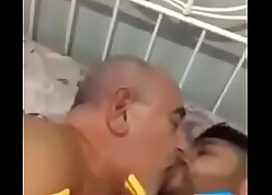 Muslim unconcerned papa with the addition of lassie having pastime