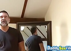 Full-grown joyful impoverish receives soaking blowjob vanguard analdrilling