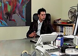 Ennio Guardi coupled with Robin Berg foreign Hammerboys TV
