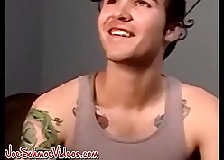 Young inked ladies' jacks gone together with receives blowjob newcomer disabuse of pater