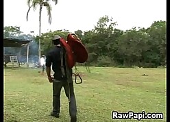 Latino Gays Pointed Bareback Sexual relations