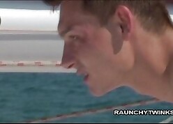 Twosome Crotchety Twinks Be thrilled by Surpassing A Coastline Motor yacht