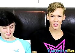 Twinks miserly chink is fucked bareback coupled with takes astonishing rafts