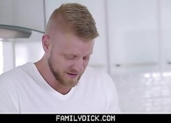 FamilyDick - Husky Stepdaddy Stuffs His Lad Up ahead Laudation R