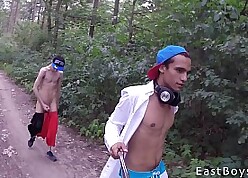 Cute Twinks Enjoying a Stake Holidays